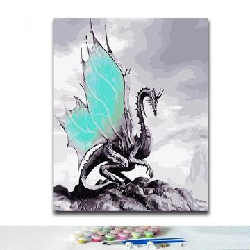Dragon Diy Paint By Numbers Kits UK FK388