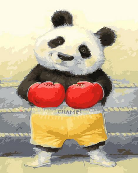 Panda Diy Paint By Numbers Kits UK AN0765