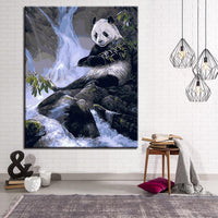 Panda Diy Paint By Numbers Kits UK AN0760