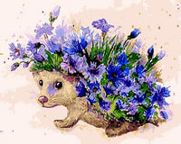 Hedgehog Diy Paint By Numbers Kits UK AN0883