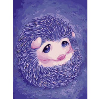 Hedgehog Diy Paint By Numbers Kits UK AN0886