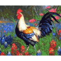 Cock Diy Paint By Numbers Kits UK FA0136
