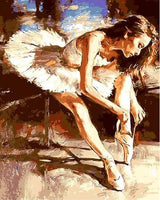Ballet Dancer Diy Paint By Numbers Kits UK PO0057