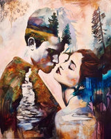 Lovers Portrait Diy Paint By Numbers Kits UK PO0718