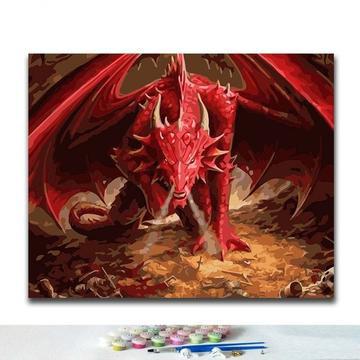 Dragon Diy Paint By Numbers Kits UK FK362